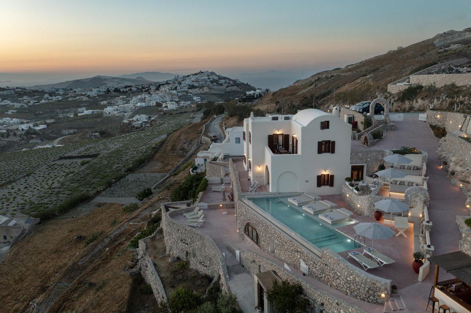Zatrikion Santorini Villas Pýrgos Exterior foto
